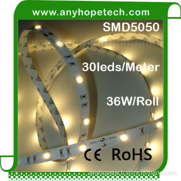 SMD5050 36W LED Strip RGB 30 LEDs meter nonwaterbestendig